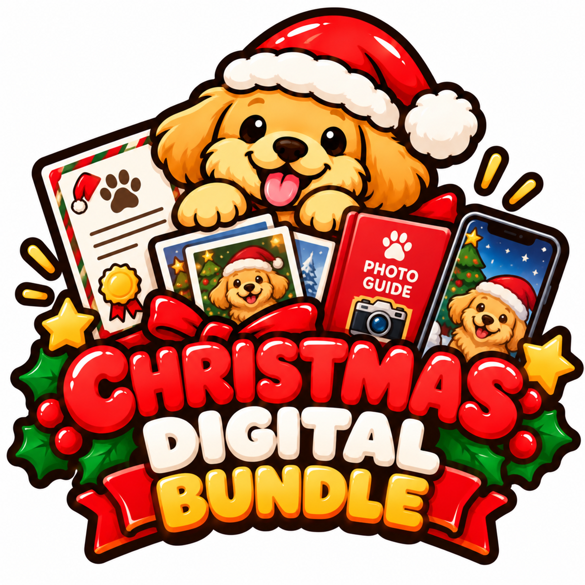 Christmas Pet Digital Bundle