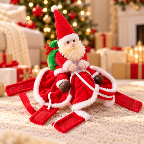 Santa Rider Pet Costume